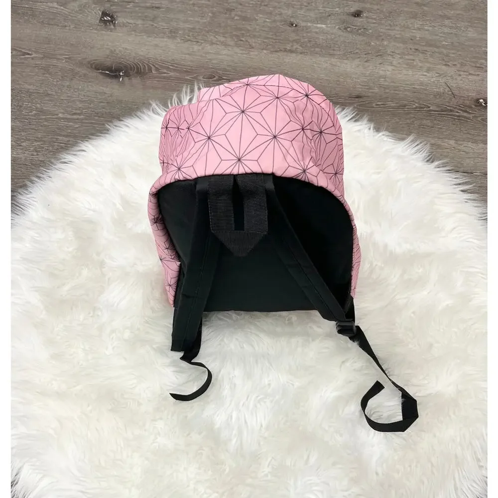 Pink Geometric Designed Backpack 16